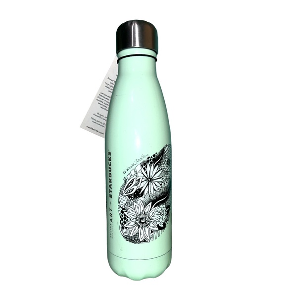 NWT LIMITED EDITION Swell STARBUCKS 2018 Kelsey Montague water bottle - Picture 3 of 4